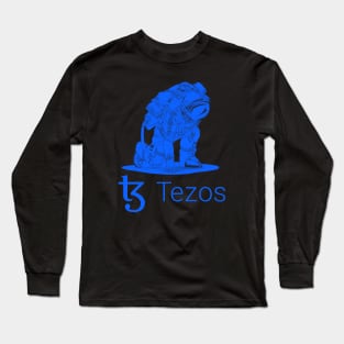 Tezos  Crypto Cryptocurrency XTZ  coin token Long Sleeve T-Shirt